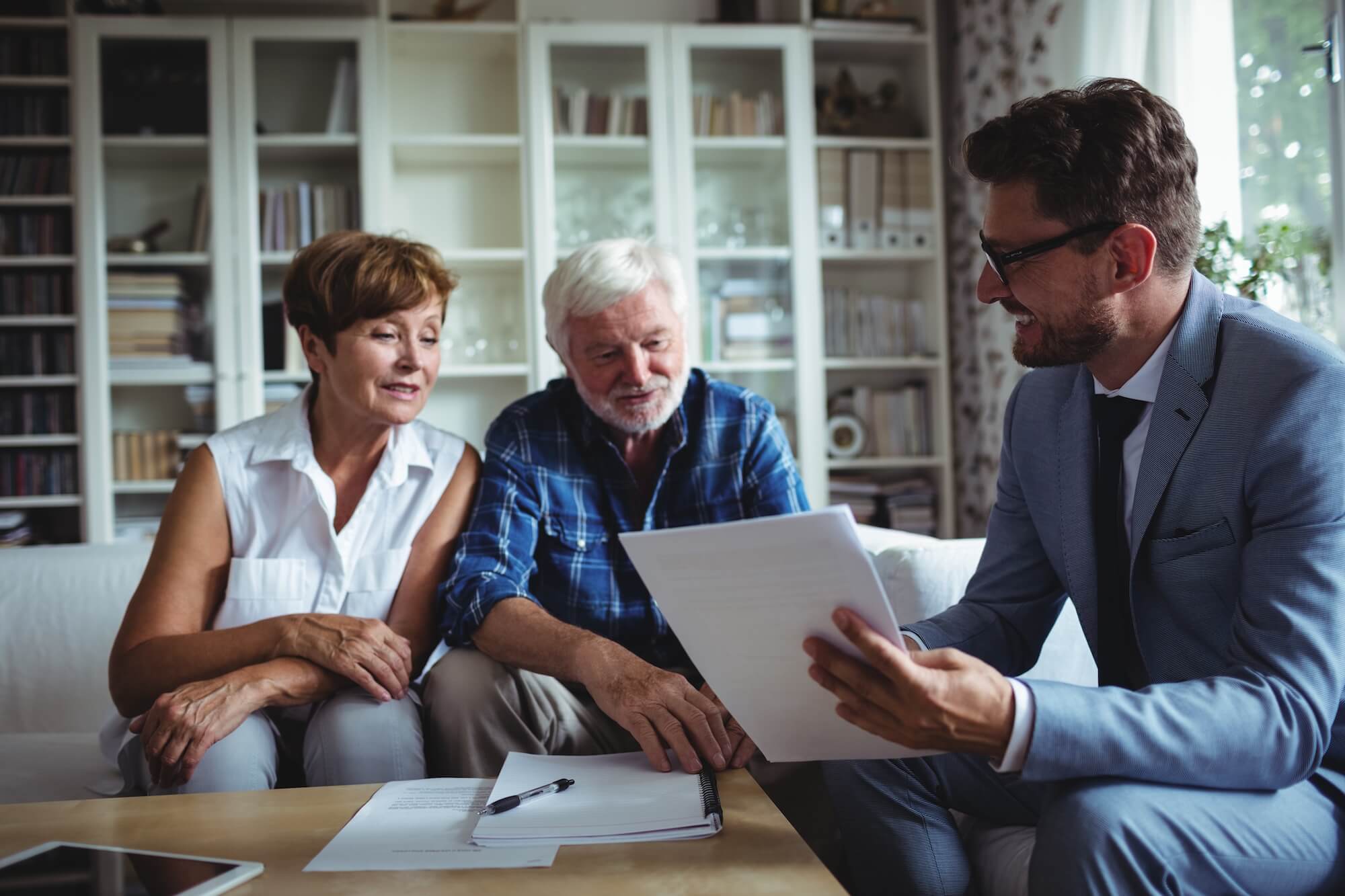 Estate planner with Retired Couple